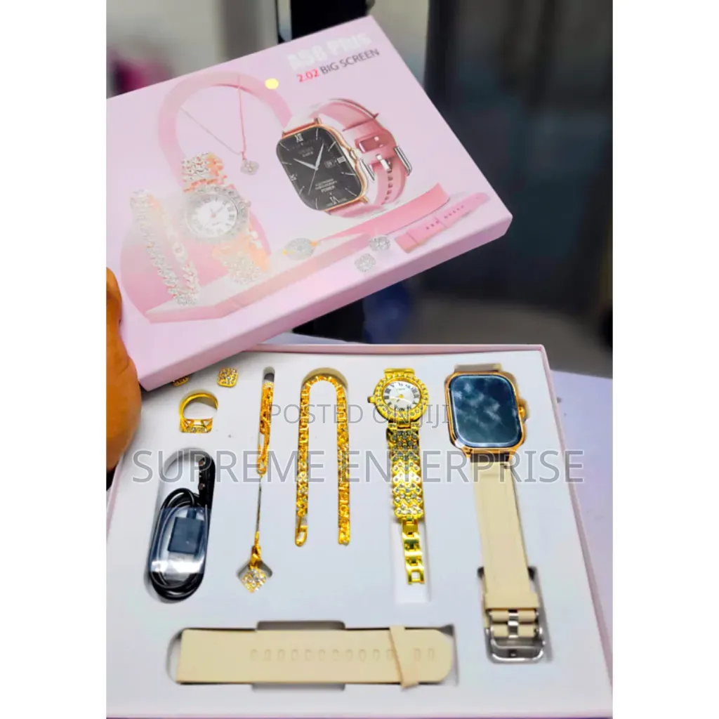 *A58 Plus Smart Watch Plus Bracelet Combo Set*