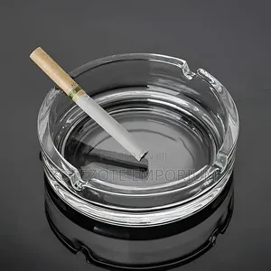 Ash Tray-Clear Glass Ashtray
