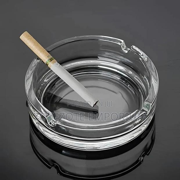 Ash Tray-Clear Glass Ashtray