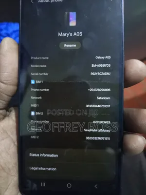 Samsung Galaxy A05 64 GB Black
