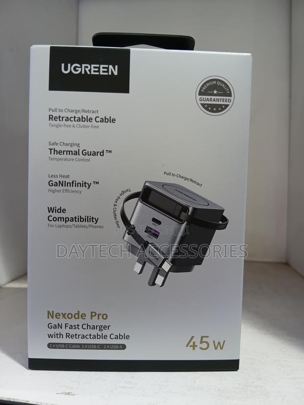 Ugreen Nexode Pro 45w Gan Fast Charger With Cable ( X614 / 65823). - thumbnail 2