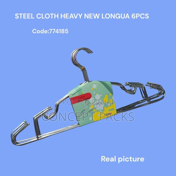 Steel Cloth Hanger – Longua (6pcs)