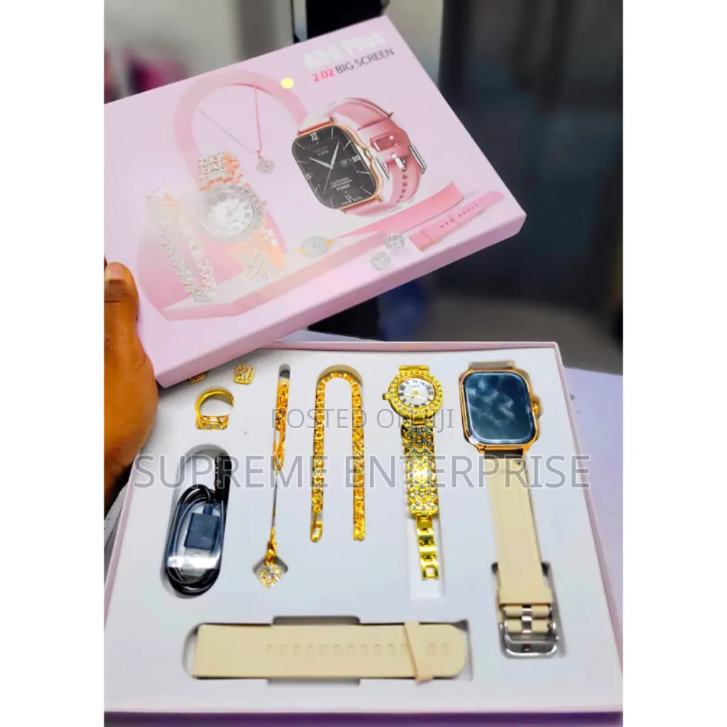 *A58 Plus Smart Watch Plus Bracelet Combo Set*