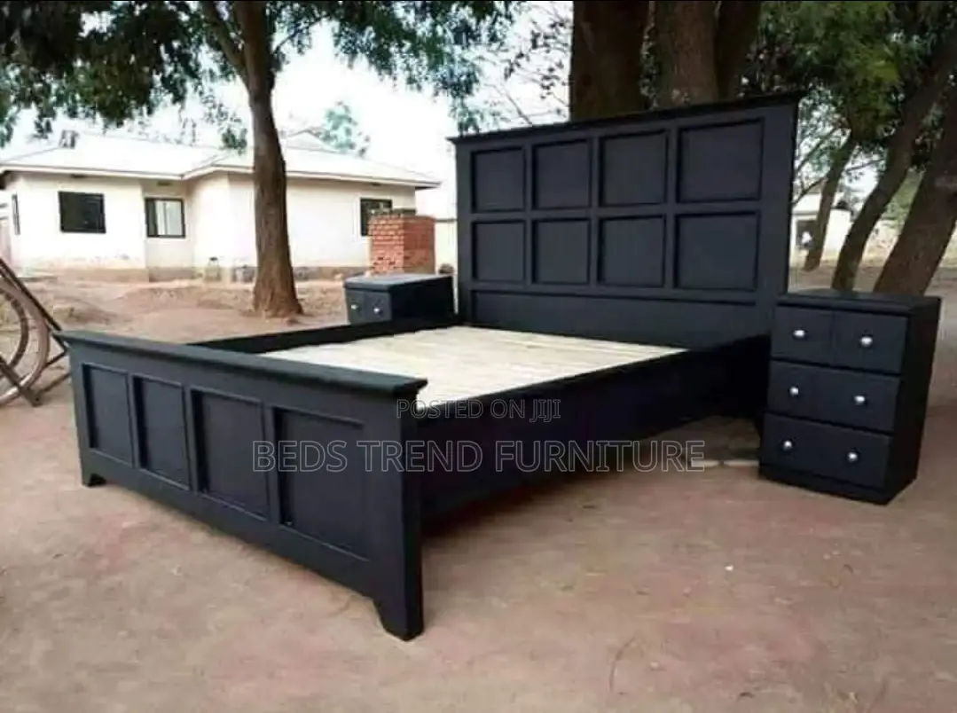 5by6 Classic Dark Wooden Bed Frame.