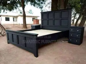 5by6 Classic Dark Wooden Bed Frame.