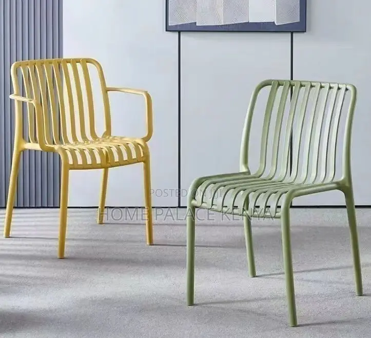 Plastic Chair: Heavy Duty Outdoor Plastic Chair With Armrests
