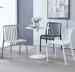 Plastic Chair: Heavy Duty Outdoor Plastic Chair With Armrests