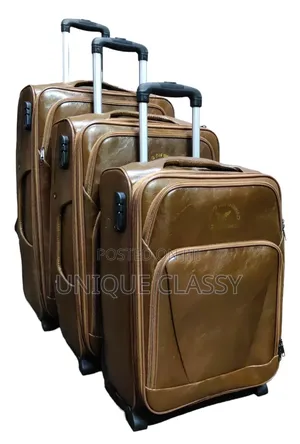 3 in 1 Leather Suitcase