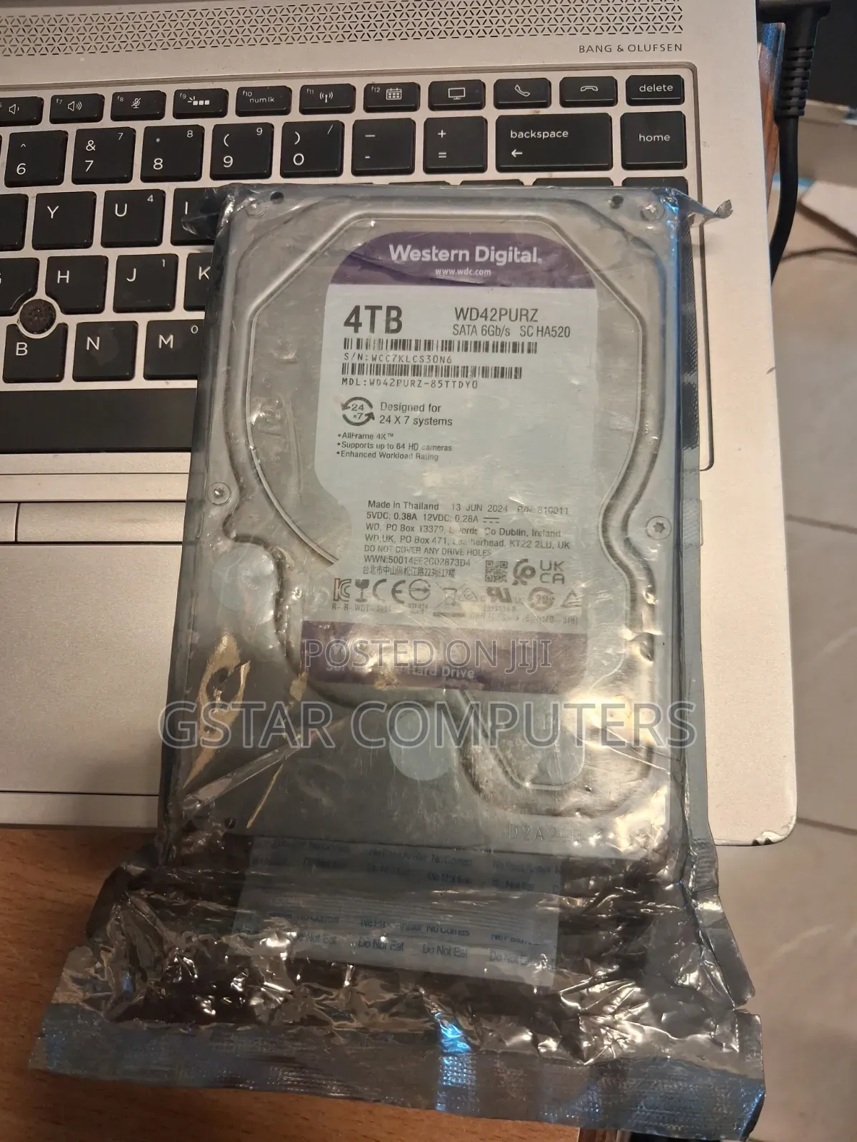 4tb Western Digital Purple Surveillance HDD