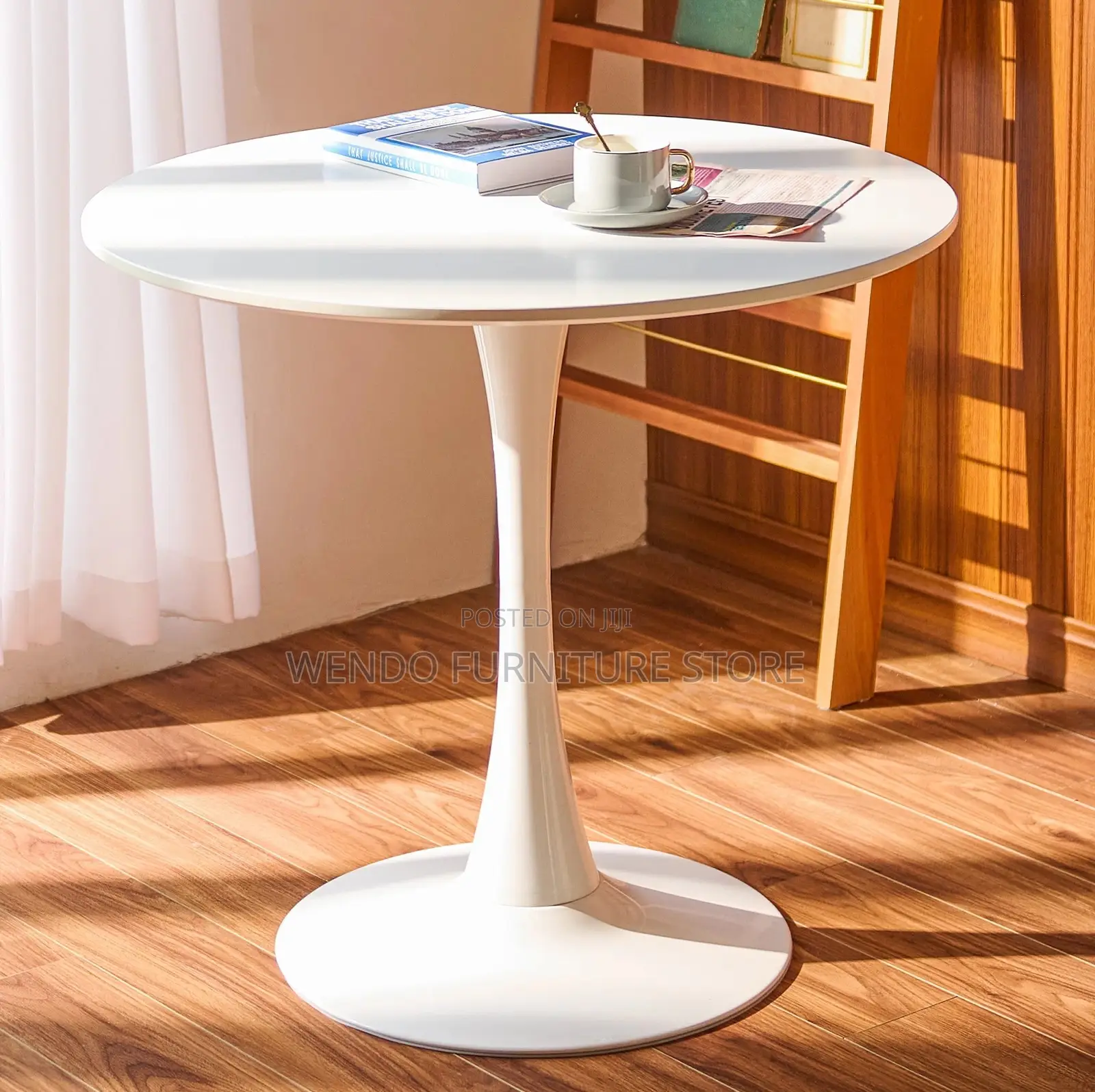 Coffee Table; Round Marble Tulip Living Room and Dining Round Table