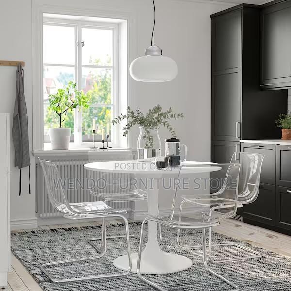 Coffee Table; Round Marble Tulip Living Room and Dining Round Table - thumbnail 2