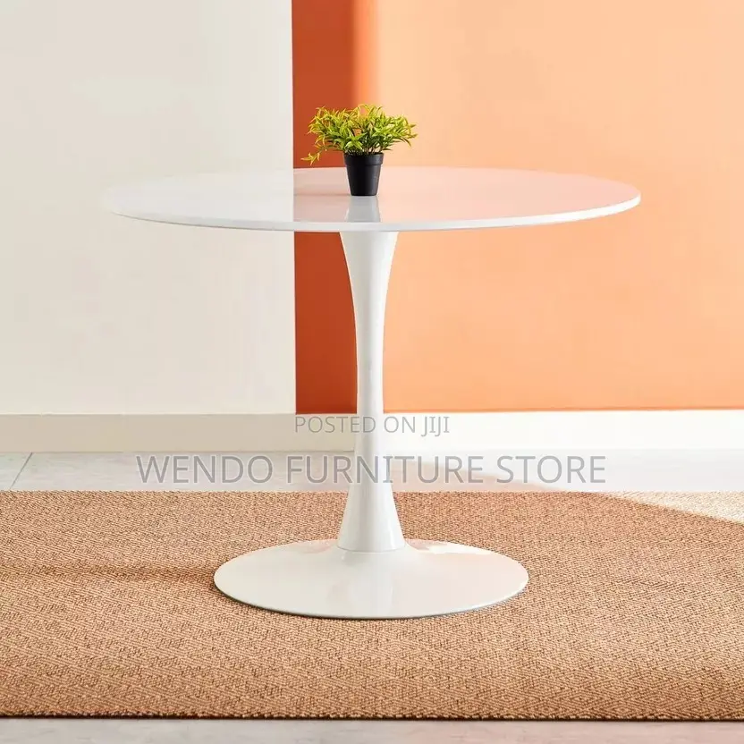 Coffee Table; Round Marble Tulip Living Room and Dining Round Table