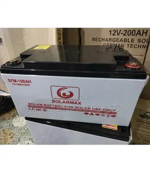 Solarmax 12v 100ah Rechargeable Solar Battery.