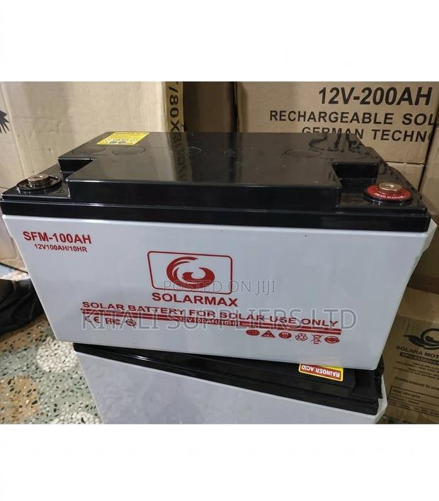 Solarmax 12v 100ah Rechargeable Solar Battery.