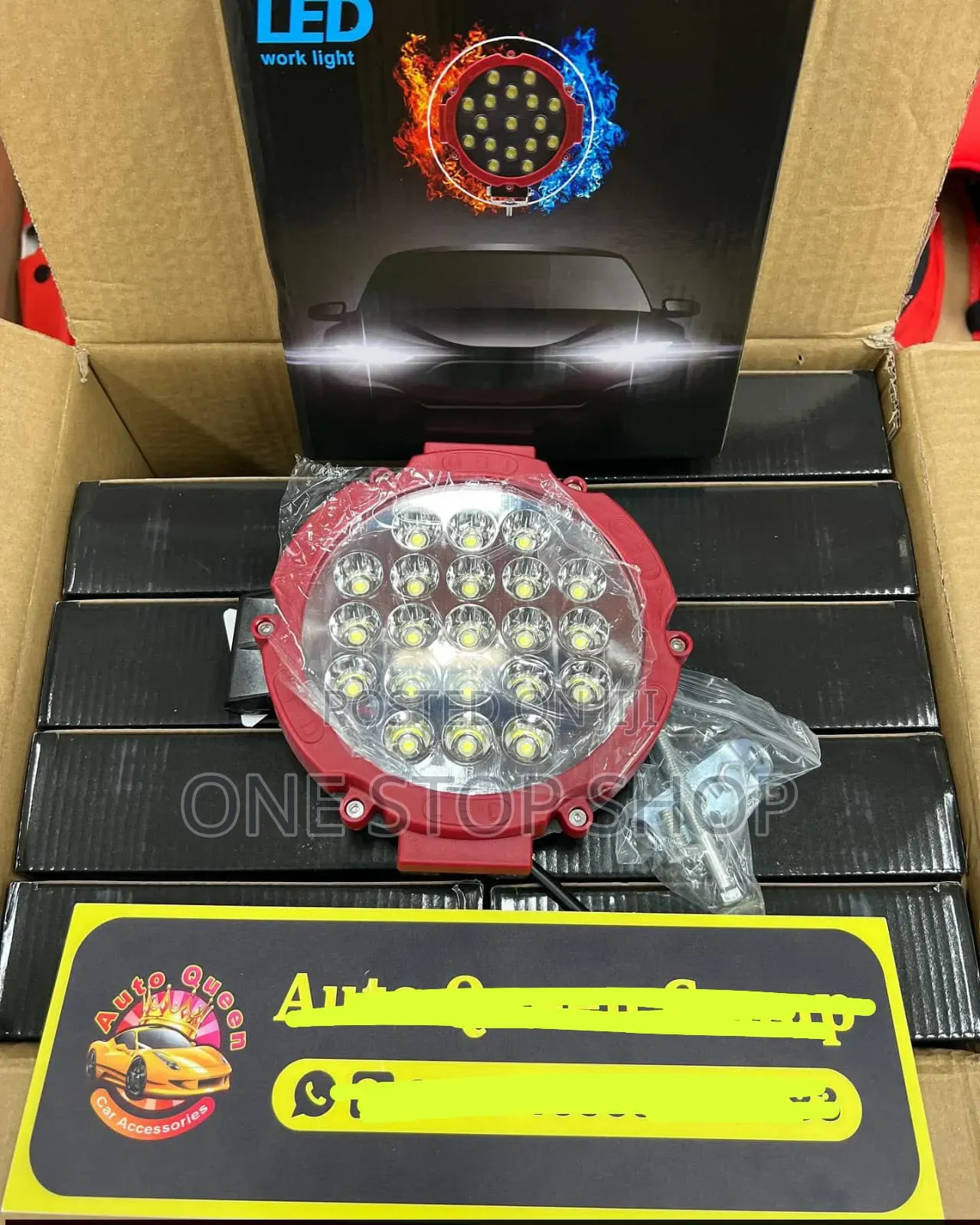 Red Offroad Extra Driving Visibility Light