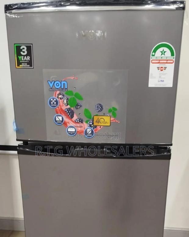 Von 175l Double Door Refrigerator – Energy Efficient Cooling
