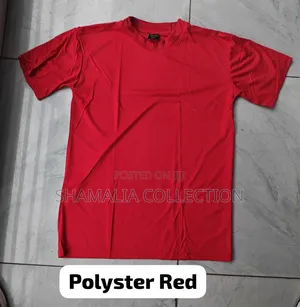 Unisex Polyester Round Neck T-Shirts – Premium Quality (Cbd Nairobi)