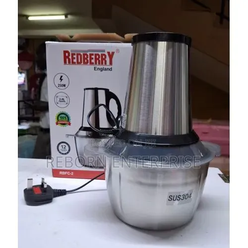 2 Litres Stainless Steel Electric Food Meat /Vegetable Chopper