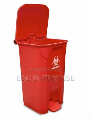 Pedal Biohazard Dust Bin All Colors