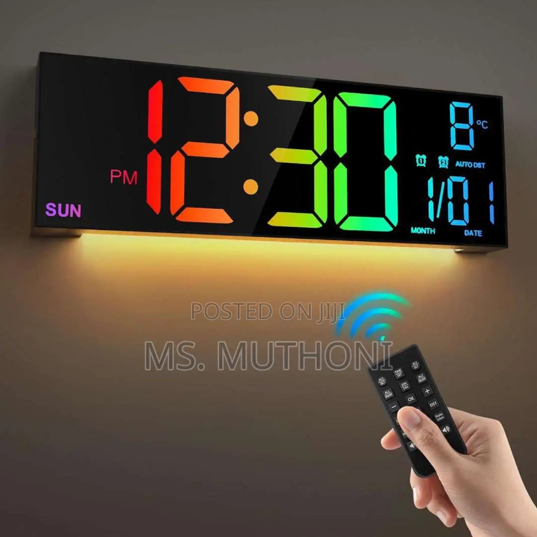 Big Led Digital Decorative Clock