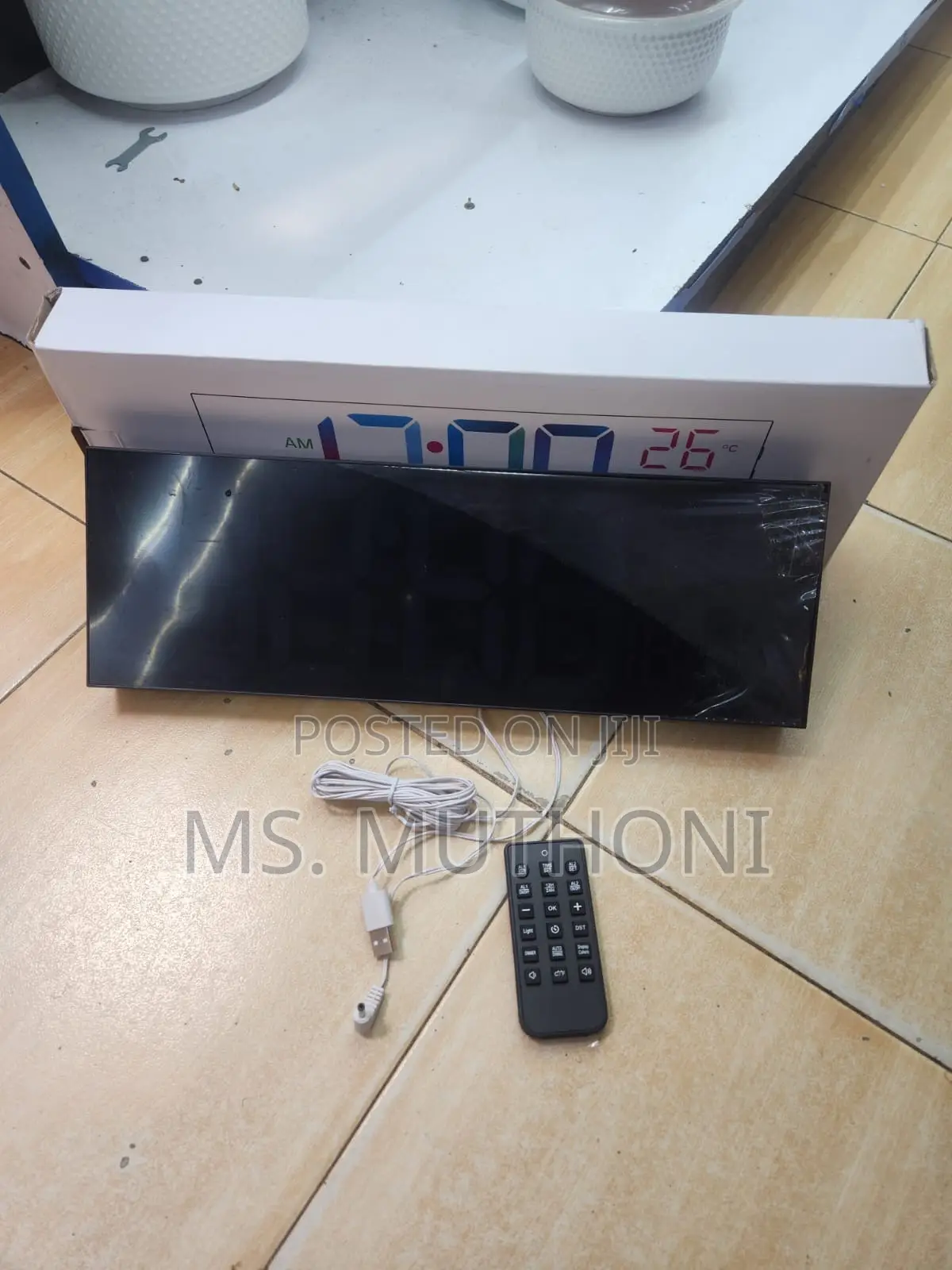 Big Led Digital Decorative Clock