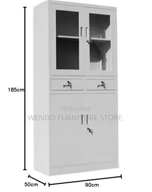 Office Cabinet; Two Doors Steel Constructed Office Cabinet
