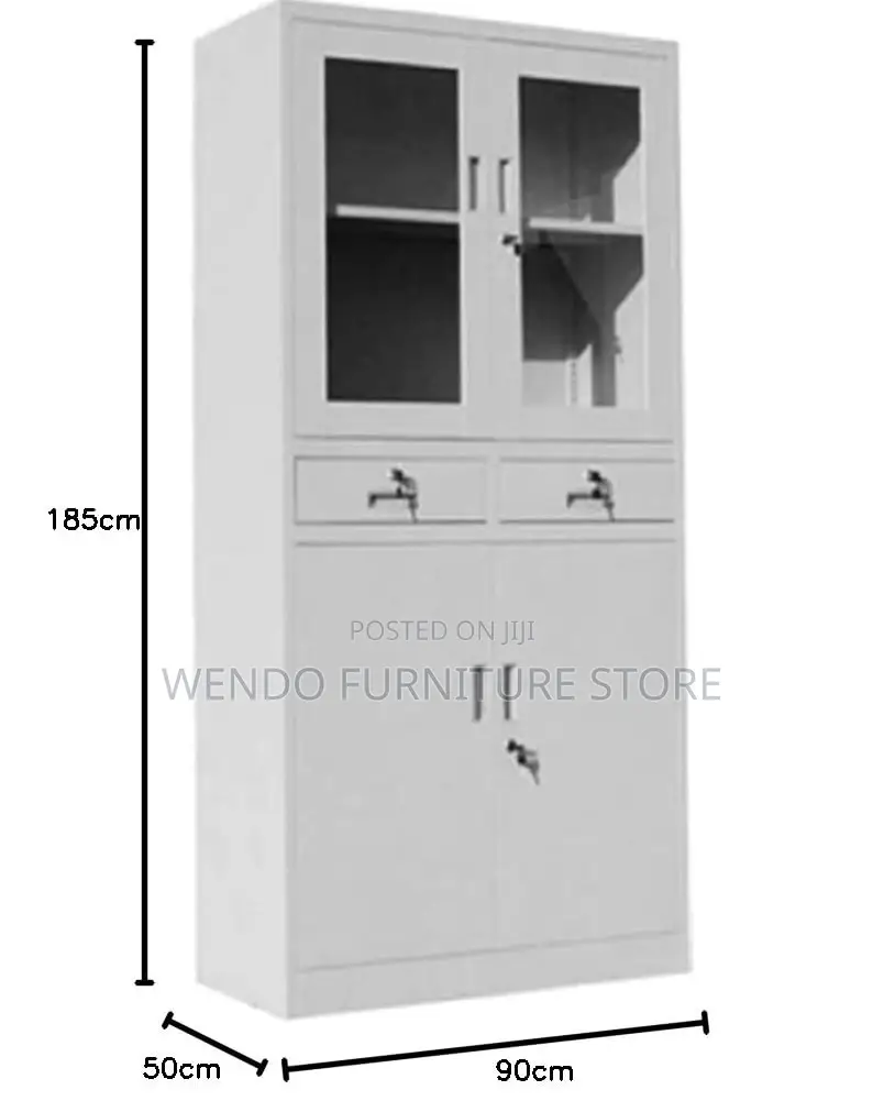 Office Cabinet; Two Doors Steel Constructed Office Cabinet