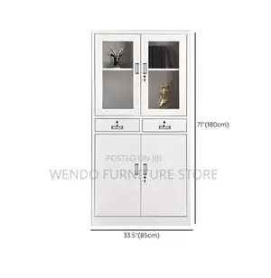 Office Cabinet; Two Doors Steel Constructed Office Cabinet