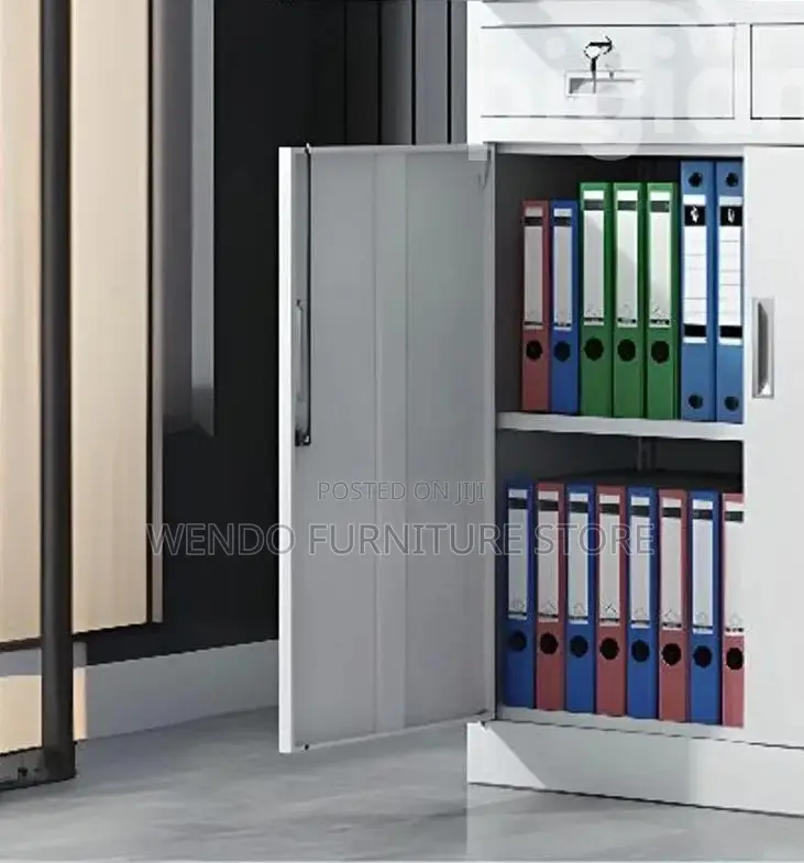 Office Cabinet; Two Doors Steel Constructed Office Cabinet