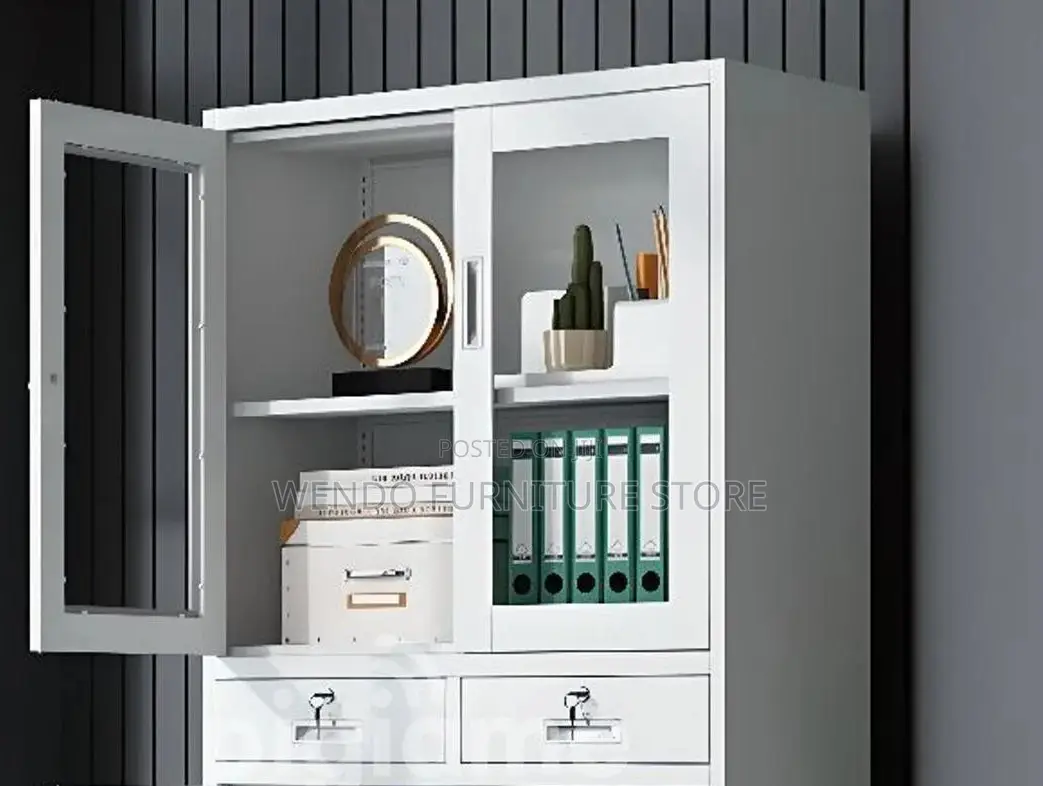 Office Cabinet; Two Doors Steel Constructed Office Cabinet
