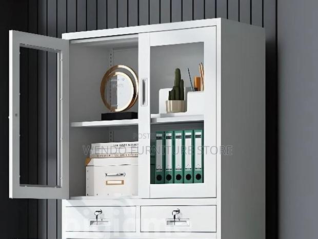 Office Cabinet; Two Doors Steel Constructed Office Cabinet - thumbnail 6