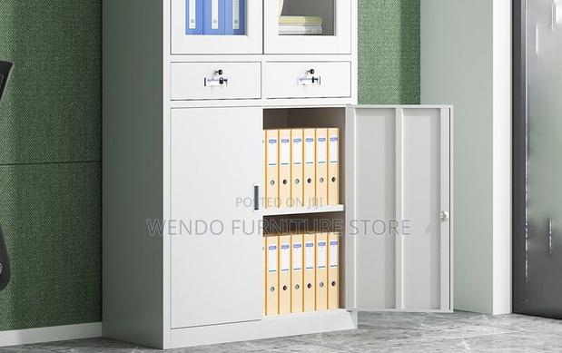 Office Cabinet; Two Doors Steel Constructed Office Cabinet - thumbnail 7