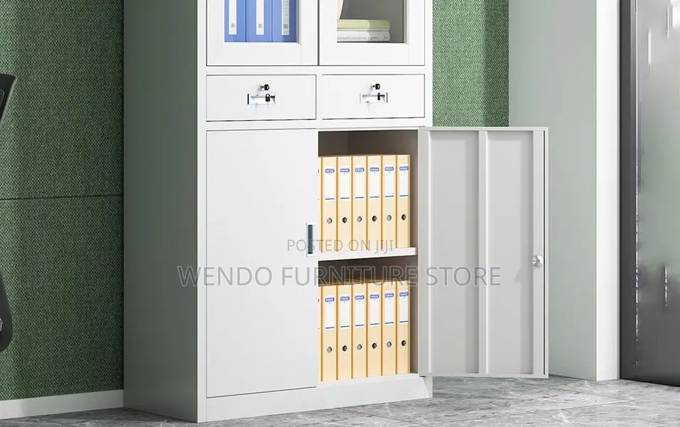 Office Cabinet; Two Doors Steel Constructed Office Cabinet