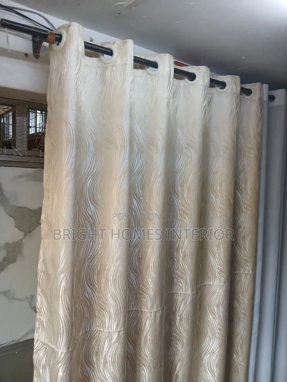 Curtains Beige Curtain Sold Per Meter