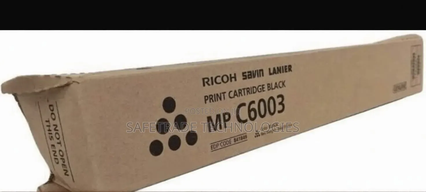 Genuine Ricoh Mpc6003 Black Toner