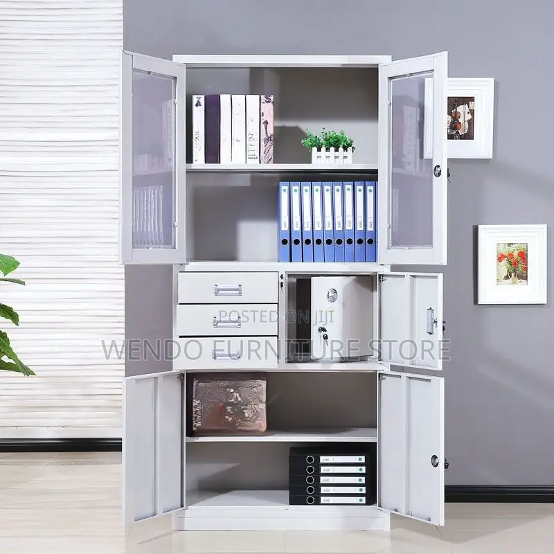 Office Cabinet; 2-Doors Office Essentials Storage Cabinet