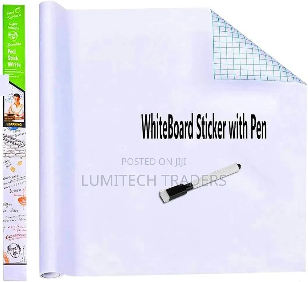 Whiteboard Wall Self-Adhesive Sticker 2 M With Pen