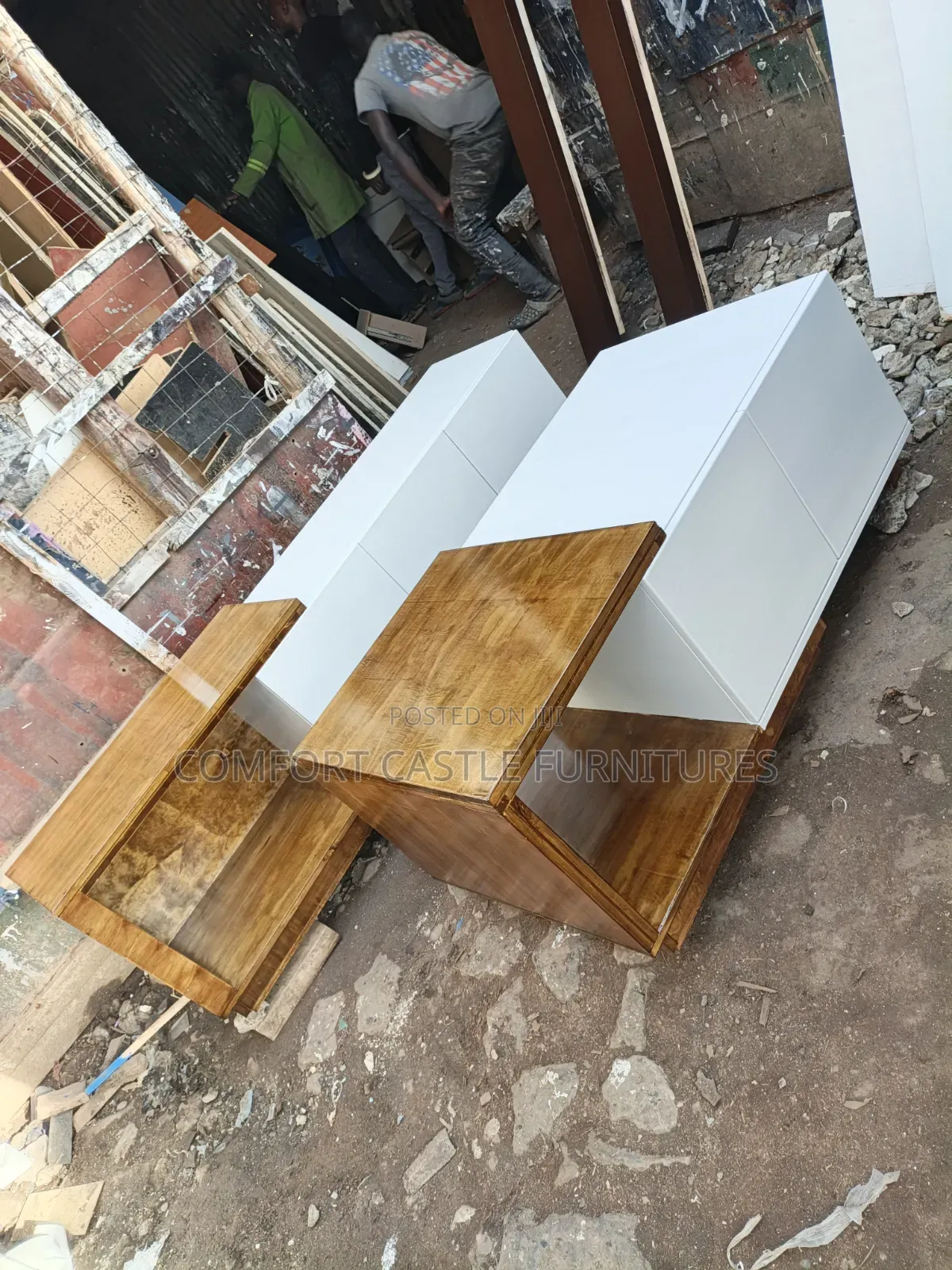 Tv Stand Showcase Coffee Table Set