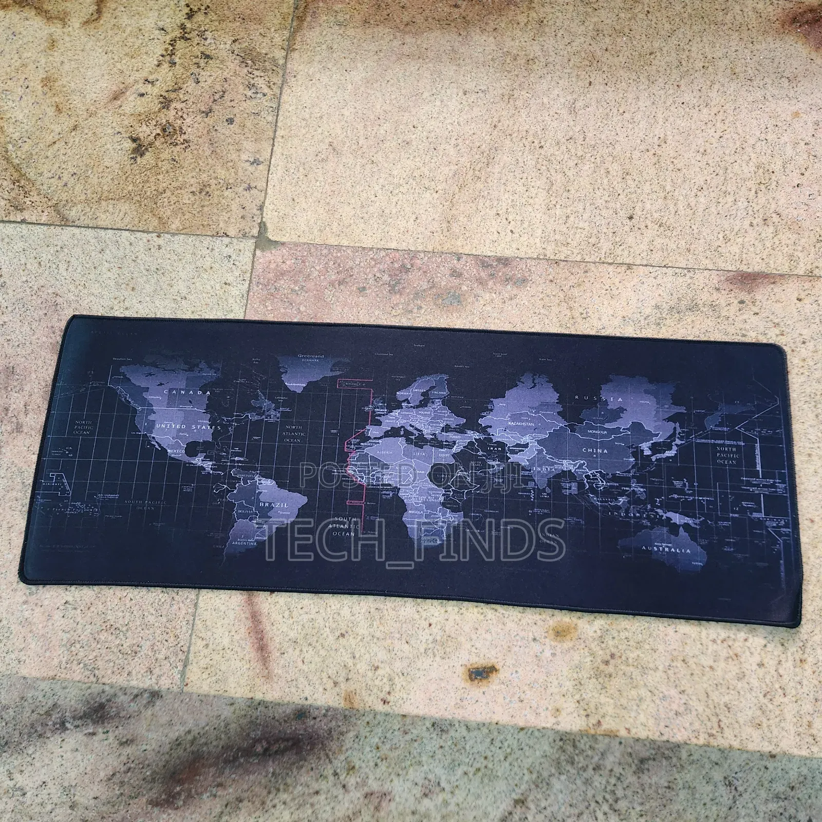World Map Gaming Mouse 80 X 30cm