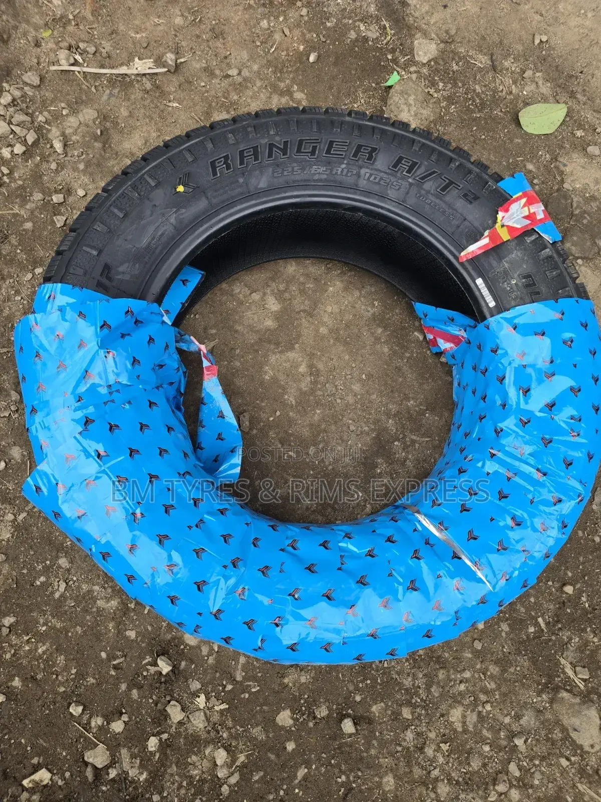 225 /65 R17 Jk Tires (All Terrein) at 2.