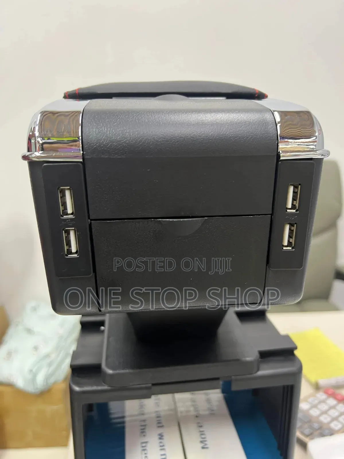 Universal Armrest Box With Storage Space Organizer Adds Comfort