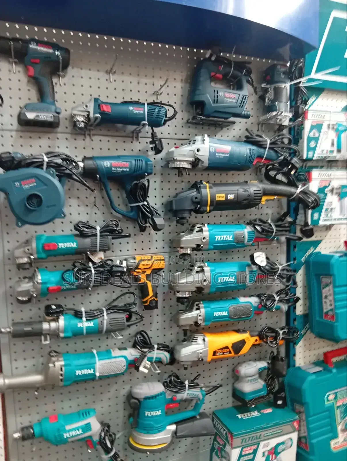 Variety of Tools All Available Grinders