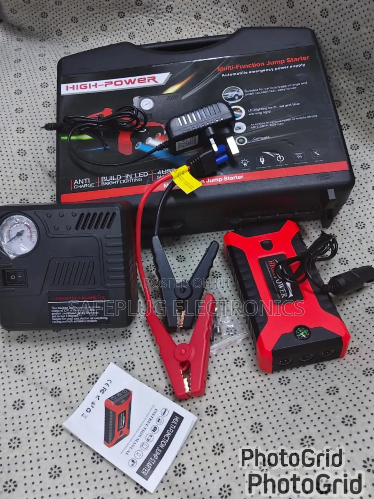  Multifunctional Car Jump Starter – Emergency Power Bank