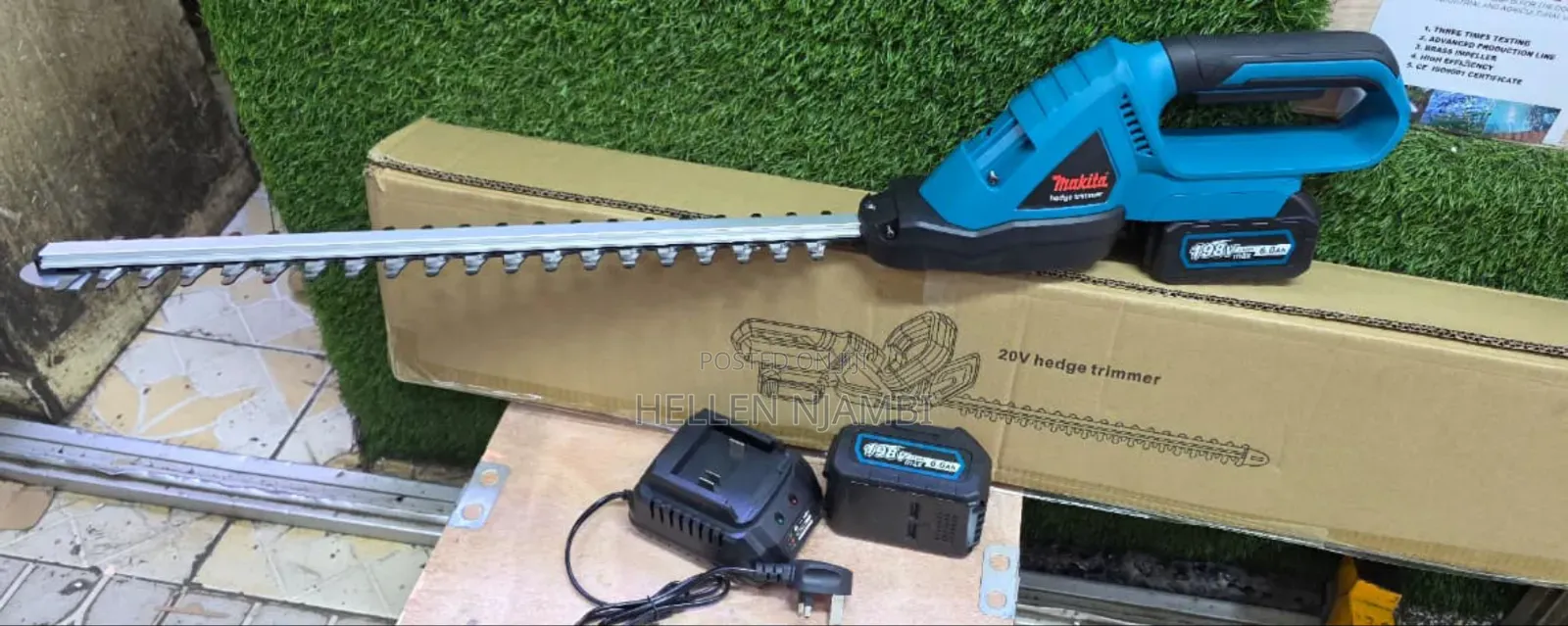 Makita Cordless Hedge Trimmer 198v