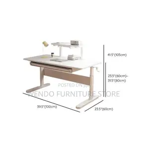 Office Desk; 1.2 Meters Manual Adjustable Height Urban Desk