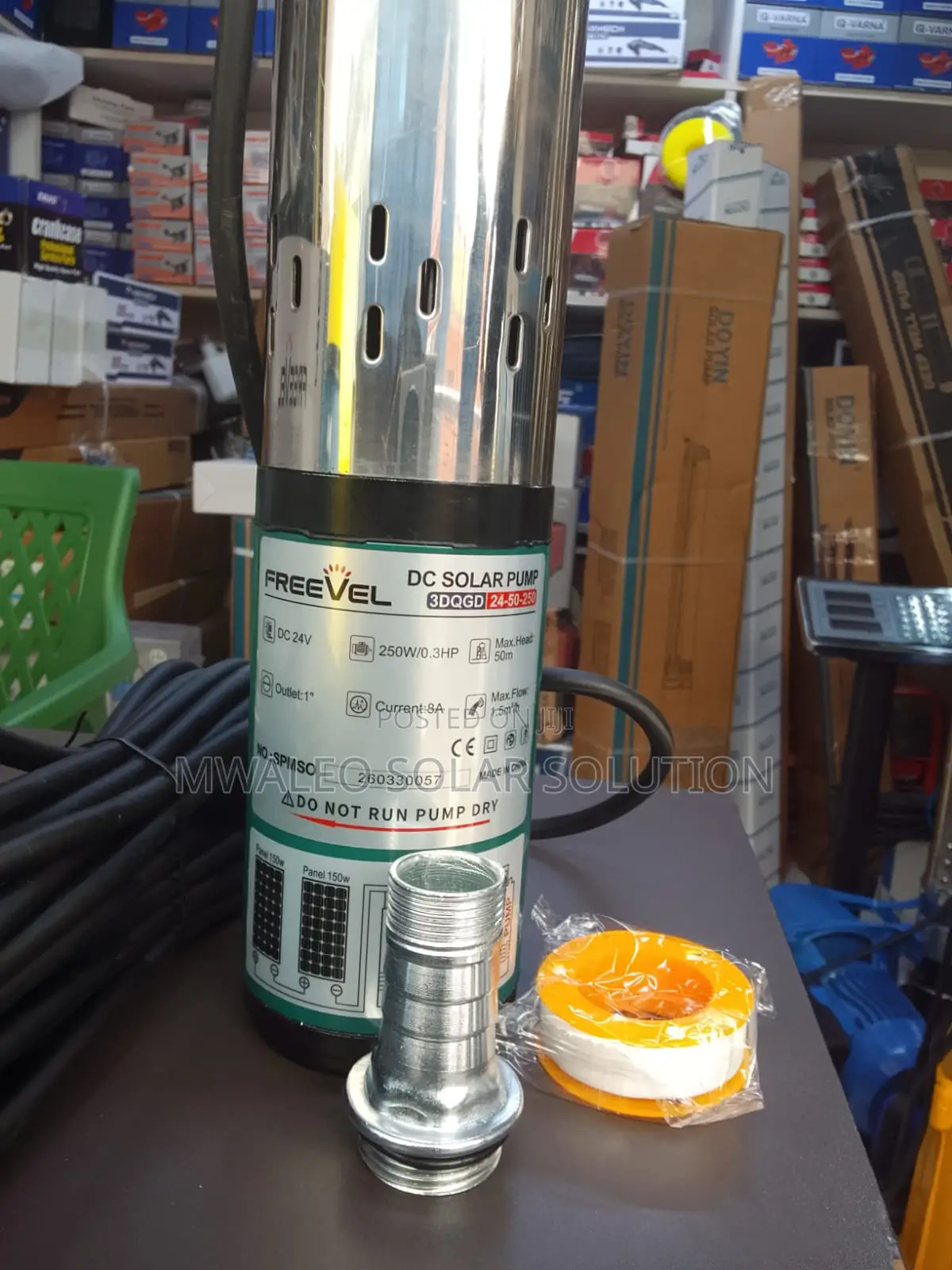 0.3hp Freevel Dc Solar Submersible Pump 24v