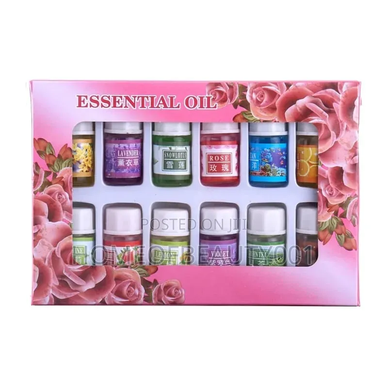 12pcs Essential Oils.