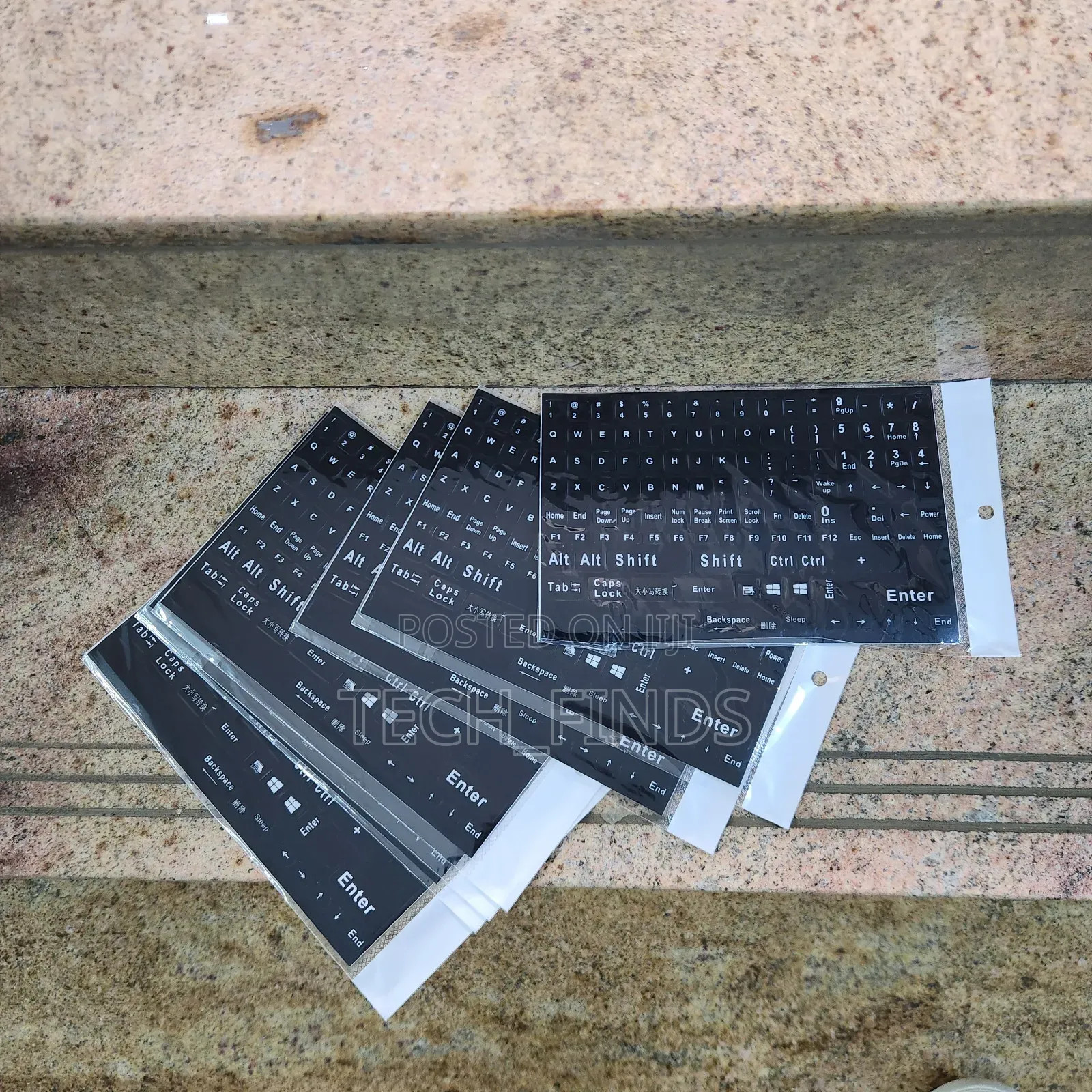 Full English Keyboard Stickers (Us Layout)