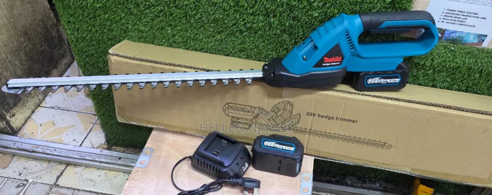 Makita 198volts Cordless Hedge Trimmer