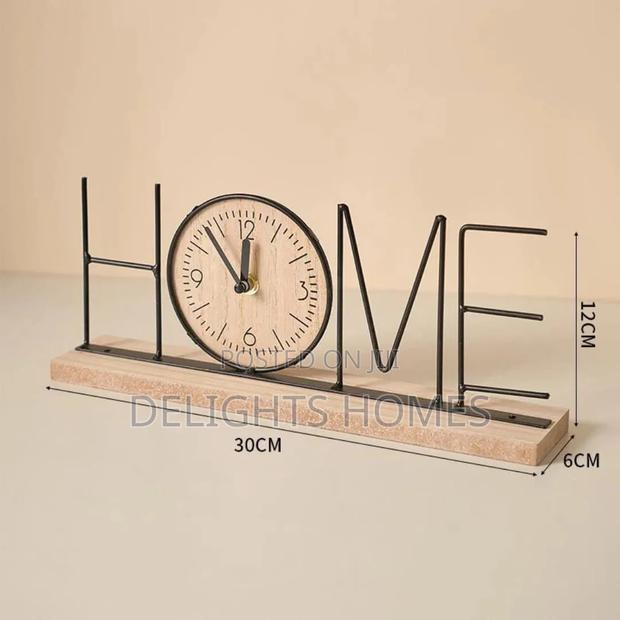 Handmade Creative Tv Cabinet Clock_cu - thumbnail 2